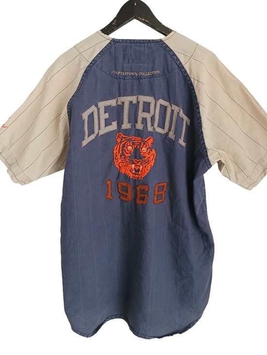 mirage Other - 90s Mirage First String Detroit Tigers Cooperstown Embroidered Jersey M